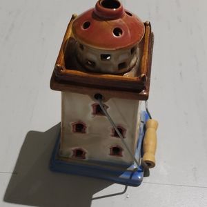 Lighthouse tea candle holder